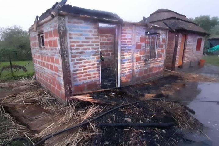 San Javier: incendio en una vivienda de Barrio Dignidad 