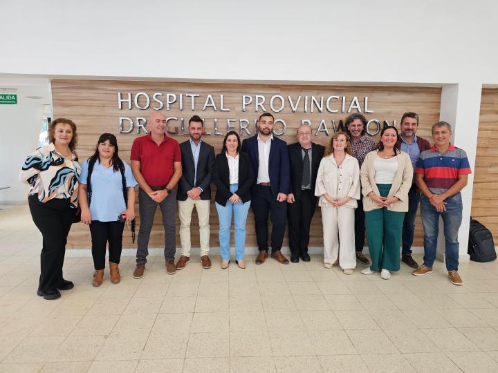 Maribel González, acompañó la asunción de las nuevas autoridades medicas del hospital local 