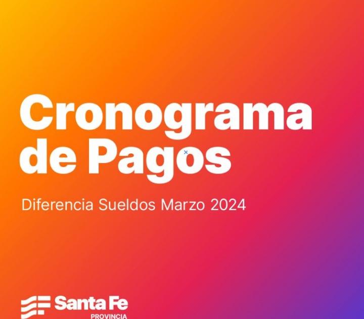 Cronograma de pago complementario de los haberes de marzo para los empleados estatales