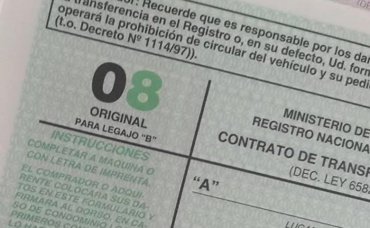 Marcha atrás con los aumentos en los trámites para automotores