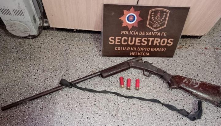 Recuperaron bici robada en Helvecia y secuestraron escopeta