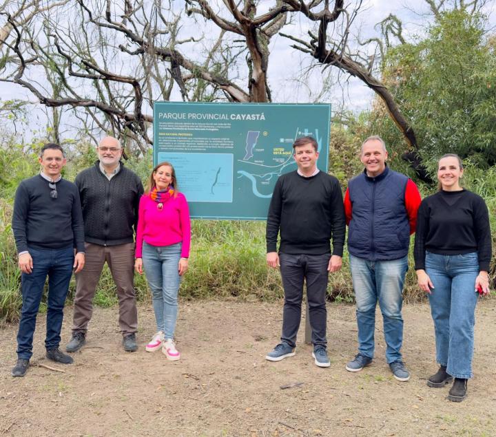 Cayastá: recorrido de autoridades en puntos estratégicos de cara a las vacaciones de invierno
