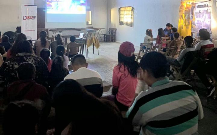 Exitosa tarde de cine infantil en La Brava 