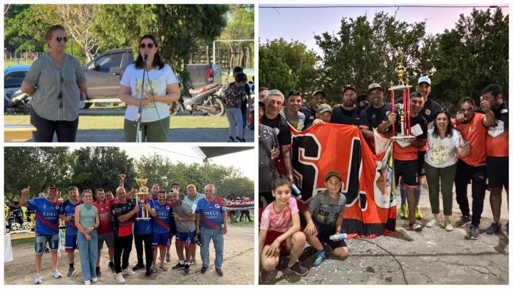 La Intendente Maribel González encabezó la ceremonia de cierre del Torneo Homenaje 2024 a Jorge 