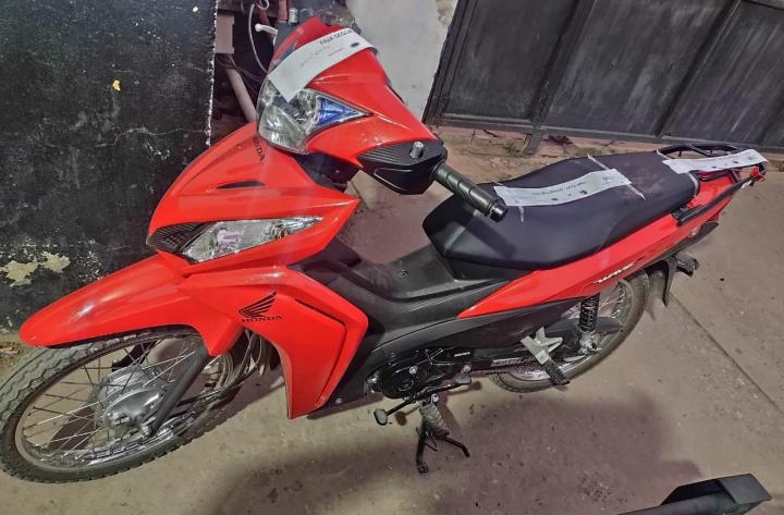 Apareció en San Javier una moto robada en Crespo 