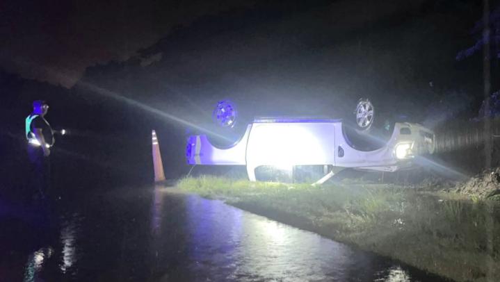 Joven de Saladero Cabal se accidentó en el medio de la tormenta 