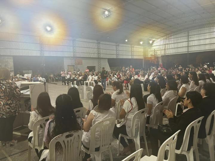 Acto de colación de los egresados del ISP N° 10 