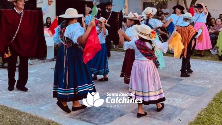 Se presentaron los trabajos hechos en los talleres culturales de Santa Rosa de Calchines