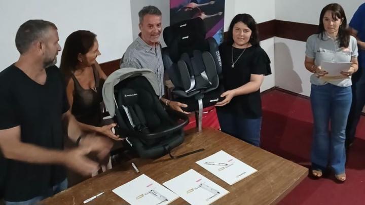 La Agencia de Seguridad Vial de la Provincia presentó un innovador sistema de préstamo sobre sillas infantiles 