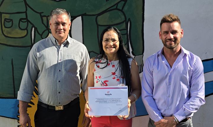 Dolzani entregó casi 20 millones a la Escuela Secundaria de La Brava 