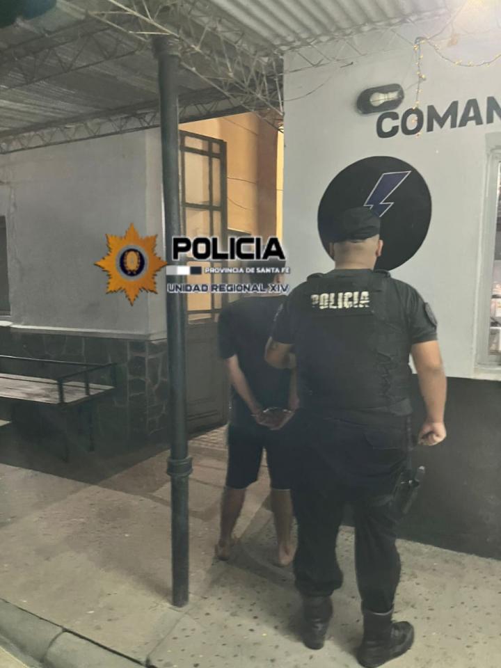 Vecino de nuestra ciudad atrapó a un delincuente dentro de su domicilio 