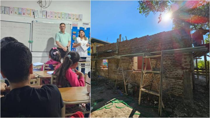 Rodrigo Borla recorre las obras impulsadas por el programa 