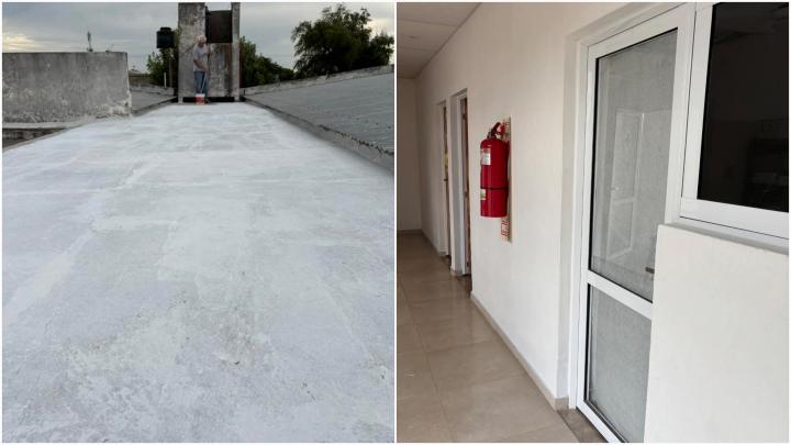 Mejoras y mantenimiento en el centro de salud de La Brava 