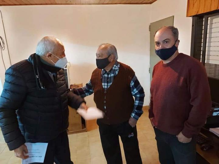 El Senador Ricardo Kaufmann entregó aportes al Centro de Jubilados y Pensionados de Cayastá