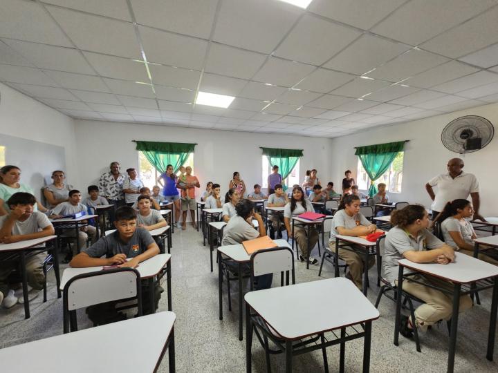 Dos nuevas aulas fueron inauguradas en el departamento