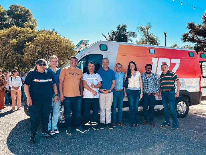 Cayastá suma una nueva unidad de traslado para el SAMCo local