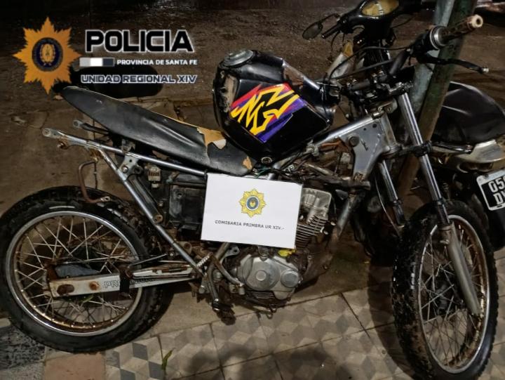 San Javier: Recupero de una moto robada 