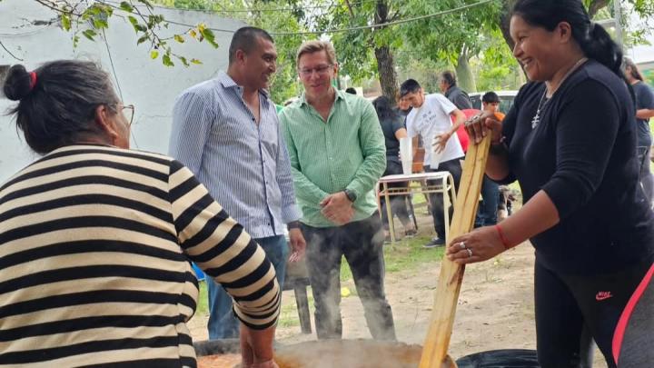 Rodrigo Borla en el cierre de la semana de los pueblos originarios