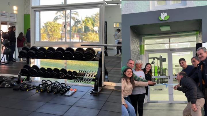 Santa Rosa de Calchines ya luce su renovado Gimnasio en el Polideportivo Comunal