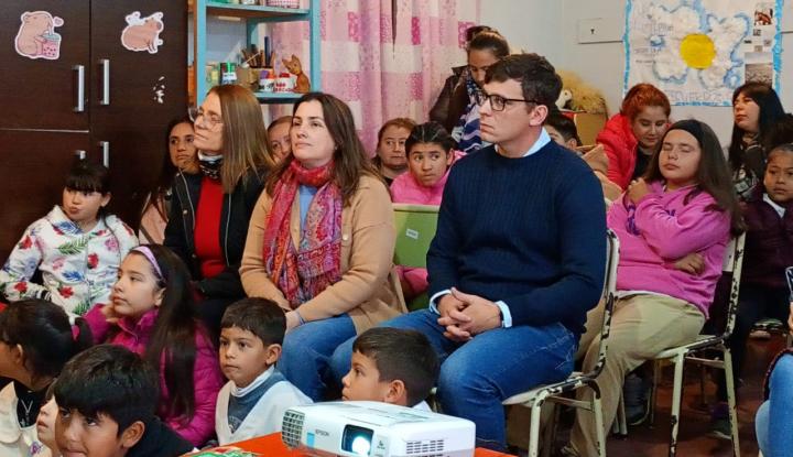 La Municipalidad de San Javier acompañó la presentación del proyecto de alimentación saludable en la Escuela Nº 1154 de Colonia San Ignacio