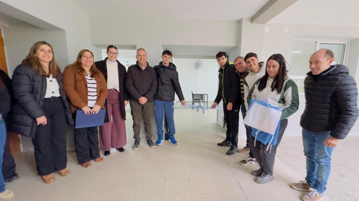 Cayastá inaugura dos nuevas aulas para la Escuela Técnica N°370