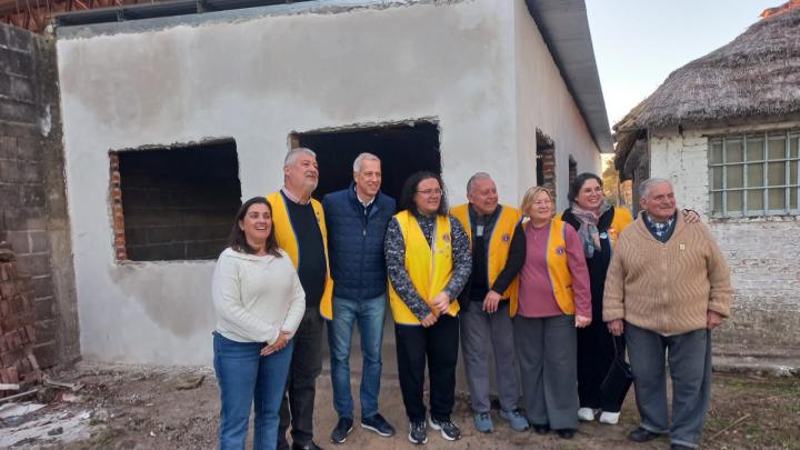 El diputado Dionisio Scarpin visitó el Club de Leones 