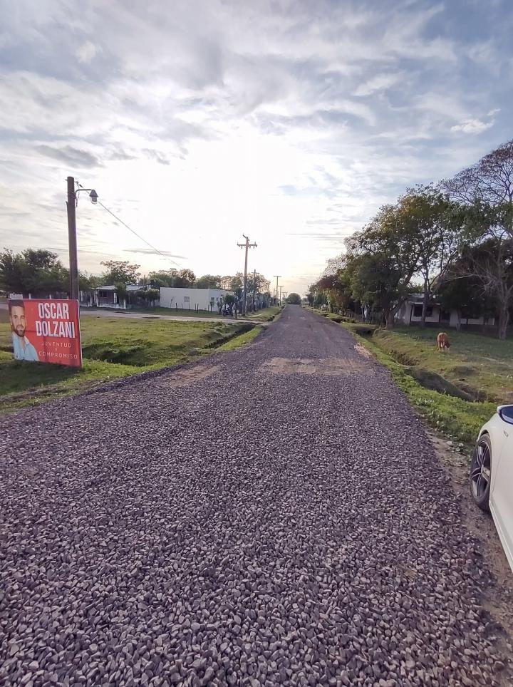 Alejandra: Nuevo acceso ripiado a Paraje Los Jacintos 