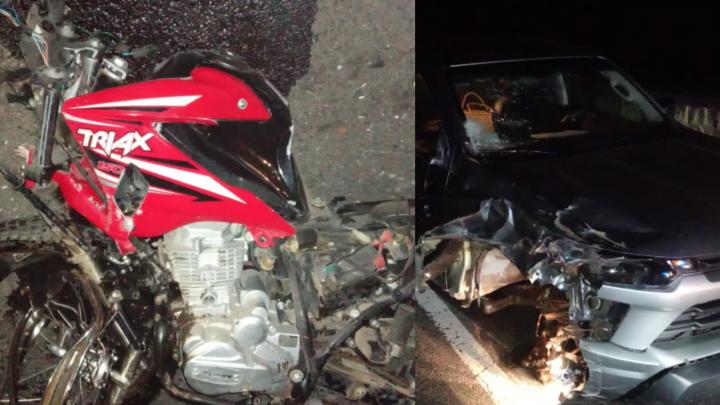 Ruta 11: motociclista con lesiones graves tras participar de un choque junto a un camión y una camioneta