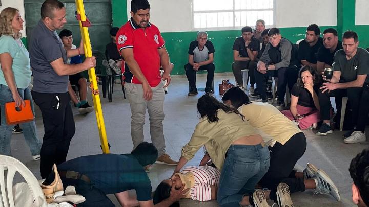 En el Club Ciclón Norte de Cayastá se desarrolló la capacitación en 