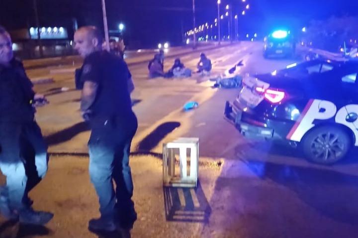 Murió un motociclista en un triple choque en la ruta 1