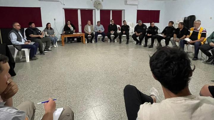 San Javier trabaja en prevención: reunión de Protección Civil con simulacro incluido