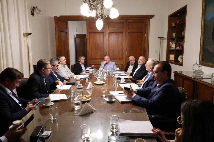 Borla participó de la reunión donde se trató el proyecto de la regulación del servicio de seguridad privada
