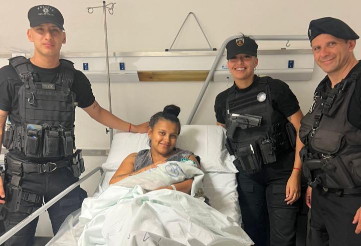 Policías asistieron un parto en las primeras horas del año en Rosario